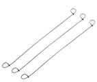 4in. Double Loop Wire Ties 16 Ga Stainless Steel- 5000 pcs